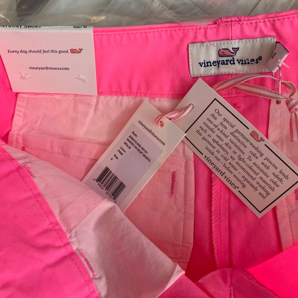 Vineyard Vines Day Boat Short / Preppy Pink Shorts - Picture 6 of 7